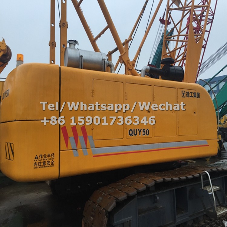 Used Official QUY50 Crawler Crane 50 ton For Sale
